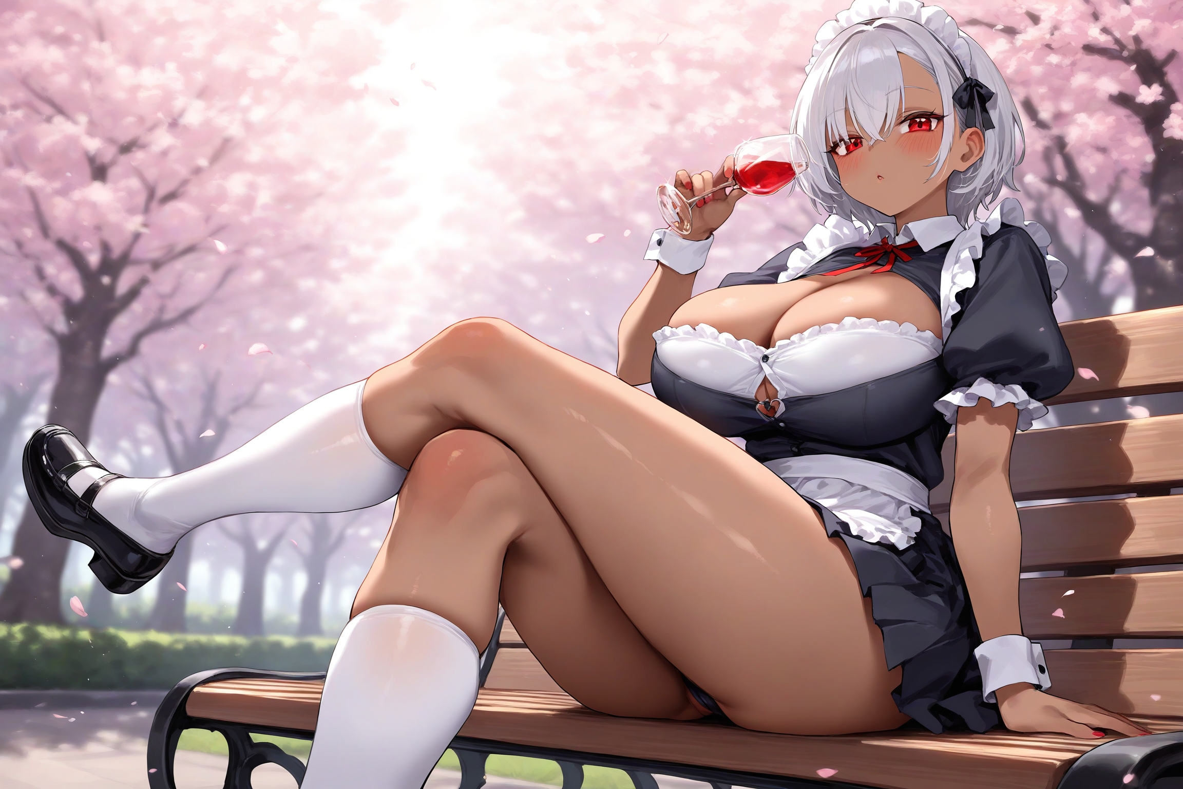 おサボり褐色メイド